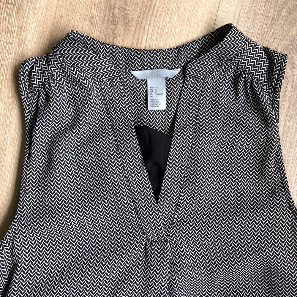 H&M herringbone tunic dress
